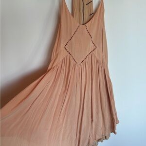 Peach summer dress